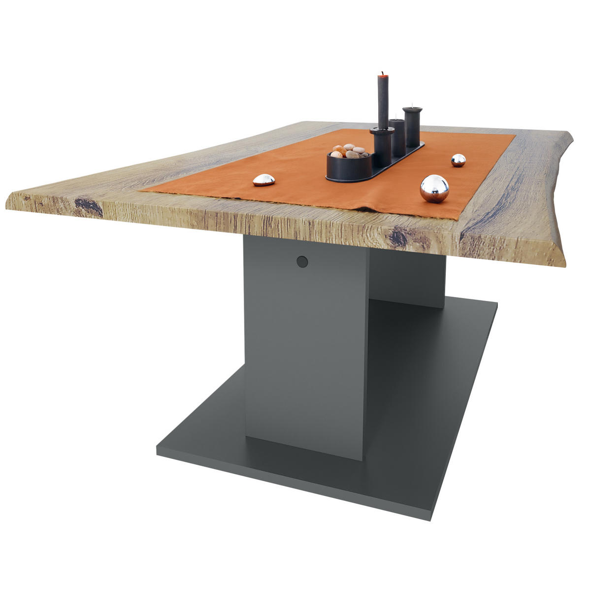 COUCHTISCH Melo Eiche Ribbeck - Alteiche, Holzwerkstoff (67.5/102/40cm) - Vladon