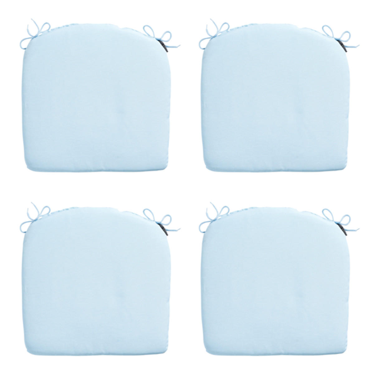 SITZKISSEN Panama 46/48 cm 4er-Set - Pastellblau, Textil (48/4/46cm) - Madison