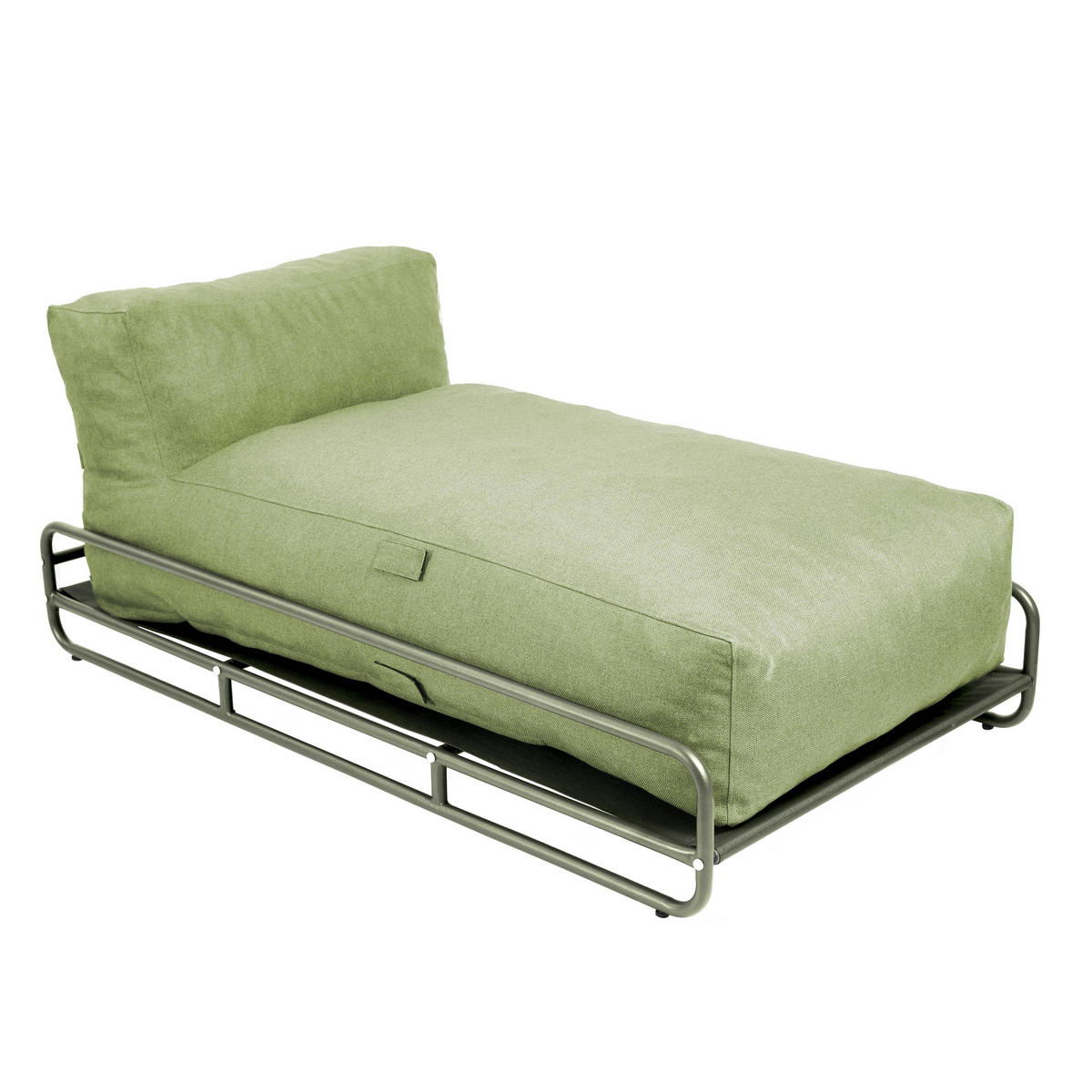 GESTELL für Chaiselongue, kaktus - Grün, Metall (94/30/171cm) - Oviala