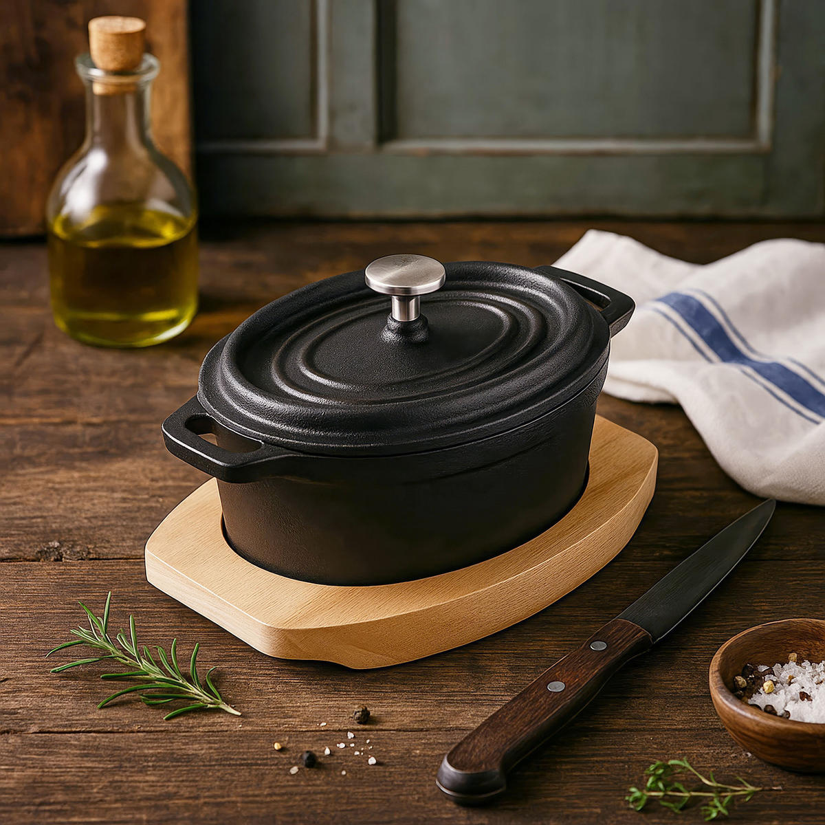 MINI Cocotte - Schwarz, Metall (12cm) - Stoneline