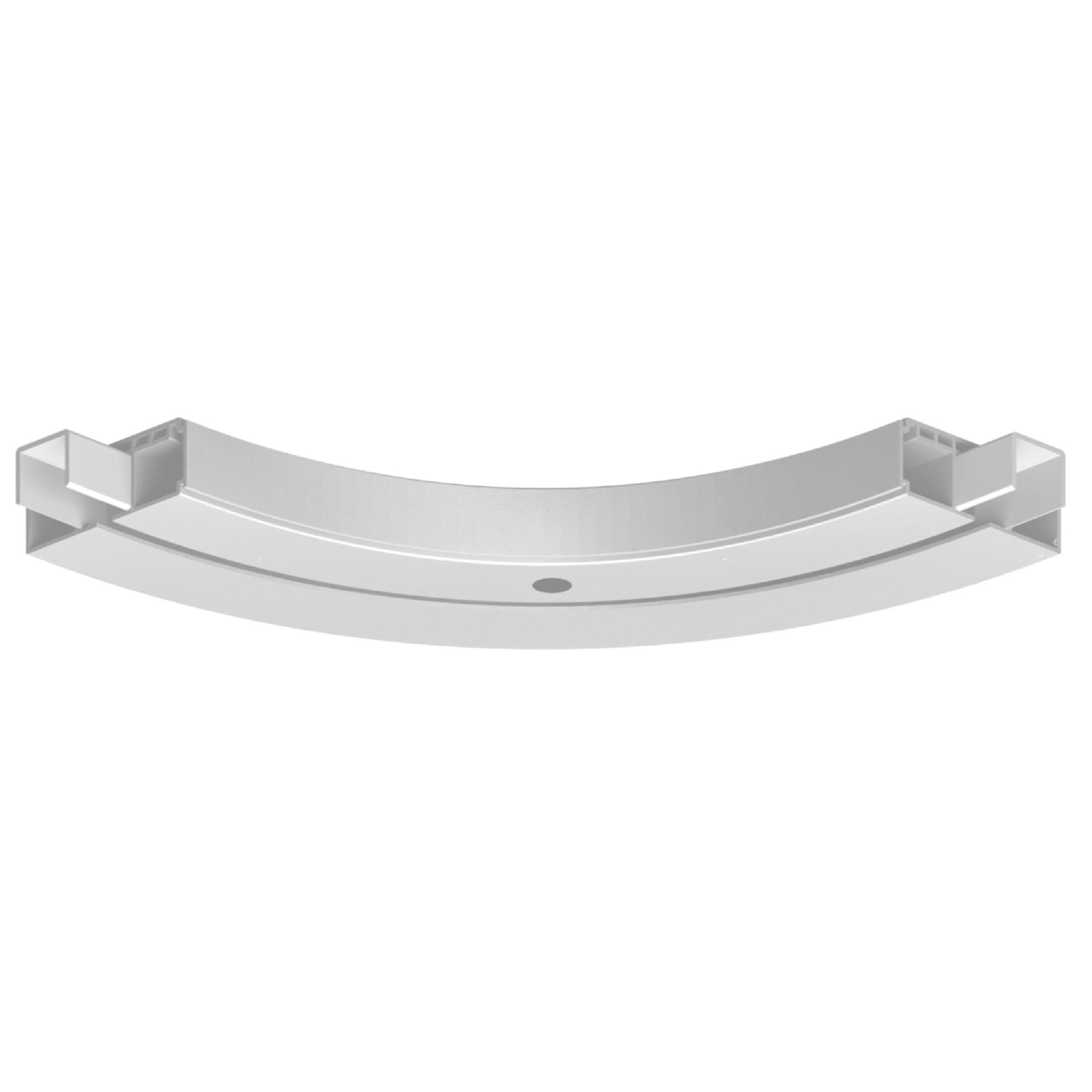 Bestlivings Rundbogen Weiß 14x1.8x14 cm