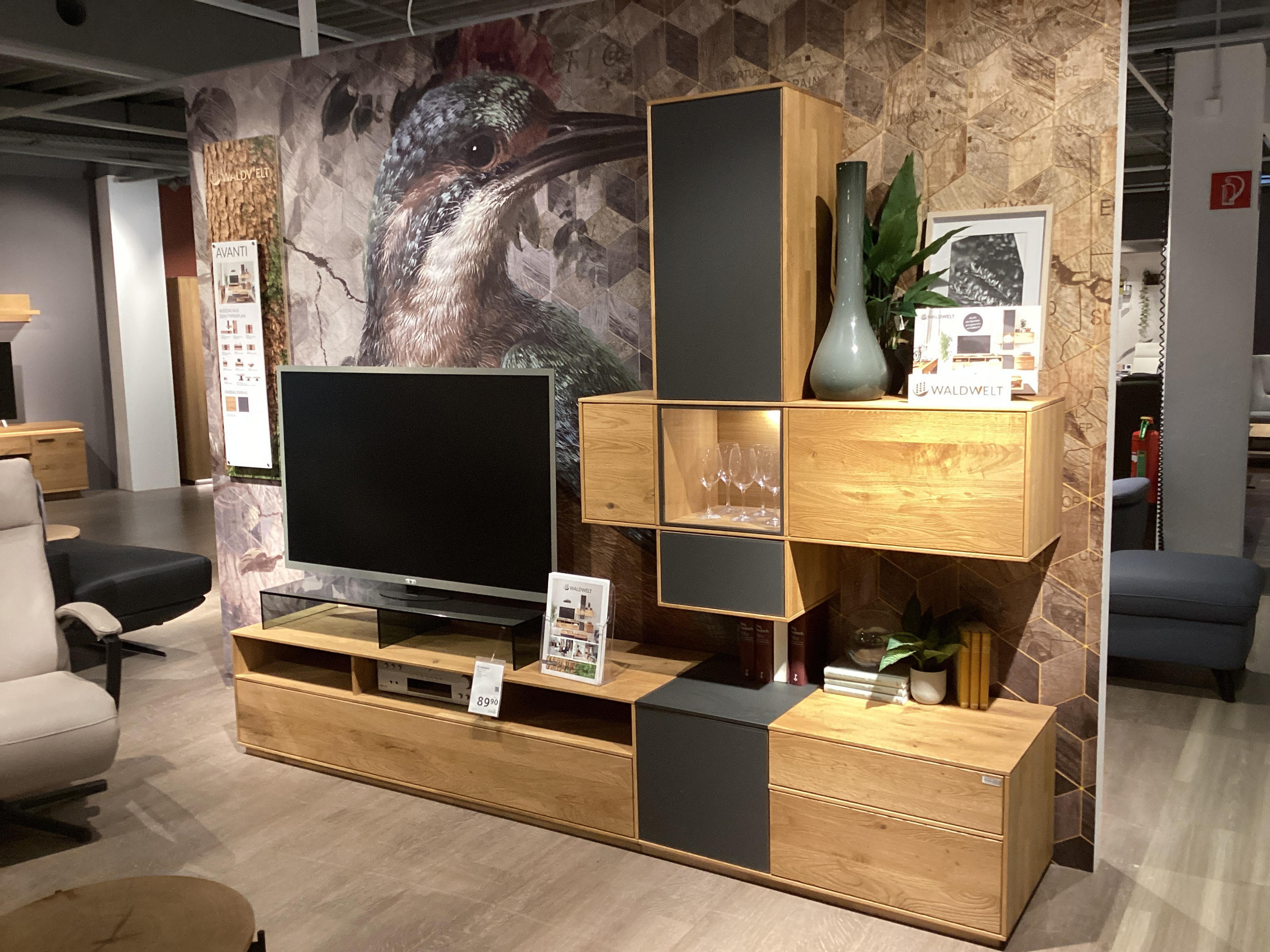 Wohnwand „AVANTI“ Ausstellungsstück - Waldwelt