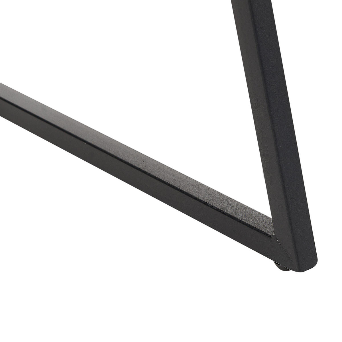 SCHREIBTISCH hellerHolzfarbton/weiß 90/60/90 cm Anah - Hellgrau, Holzwerkstoff (60/90/90cm) - Beliani