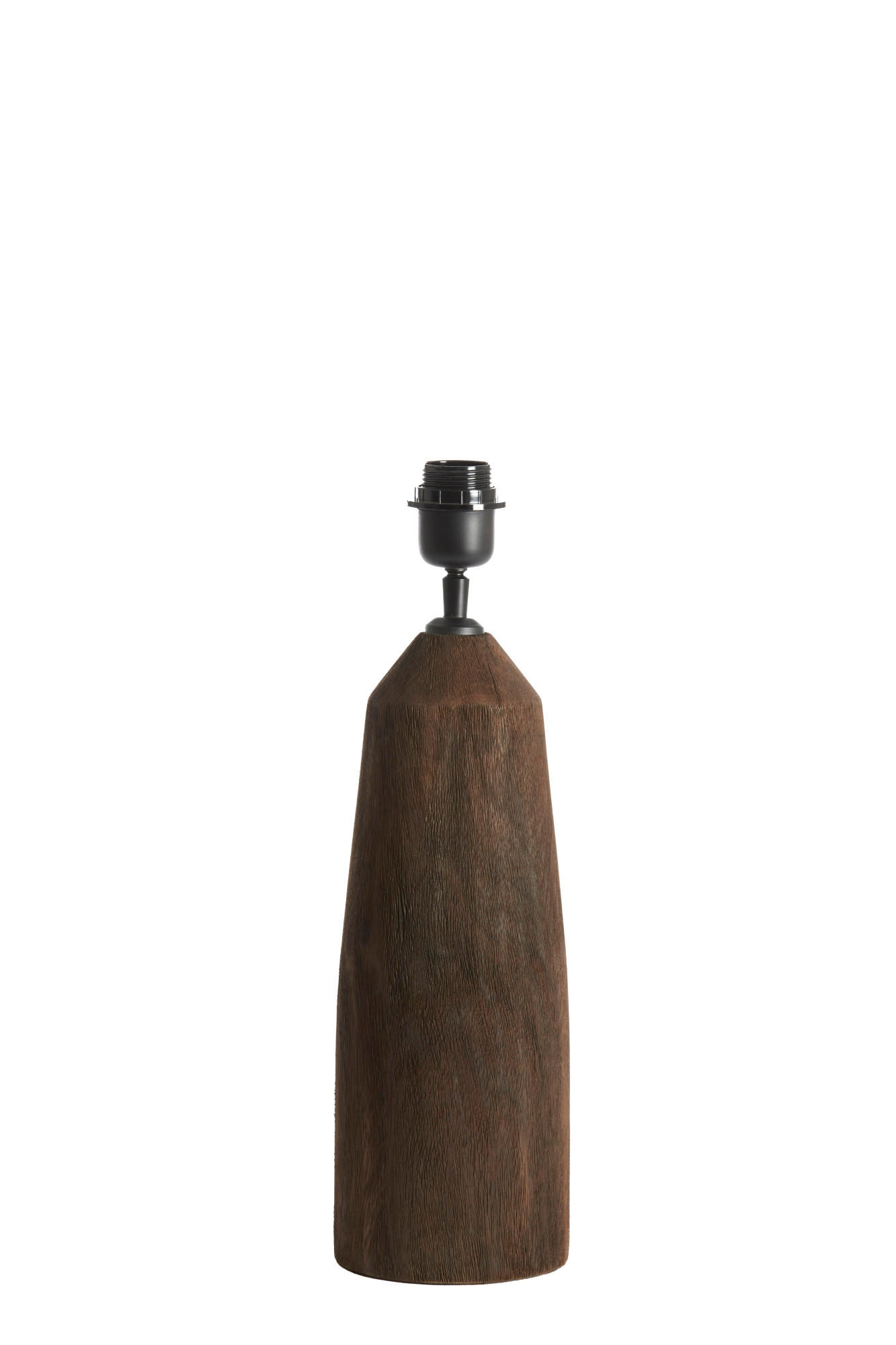 LAMPENFUSS Trapani Braun Ø15/35 cm - Braun, Holz (15/15/35cm) - Light & Living