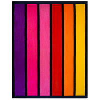 STRANDTUCH Frottee Velours Jacquard Happy Chic 140x180 400g/m² - Multicolor, Textil (140/180cm) - LE COMPTOIR DE LA PLAGE