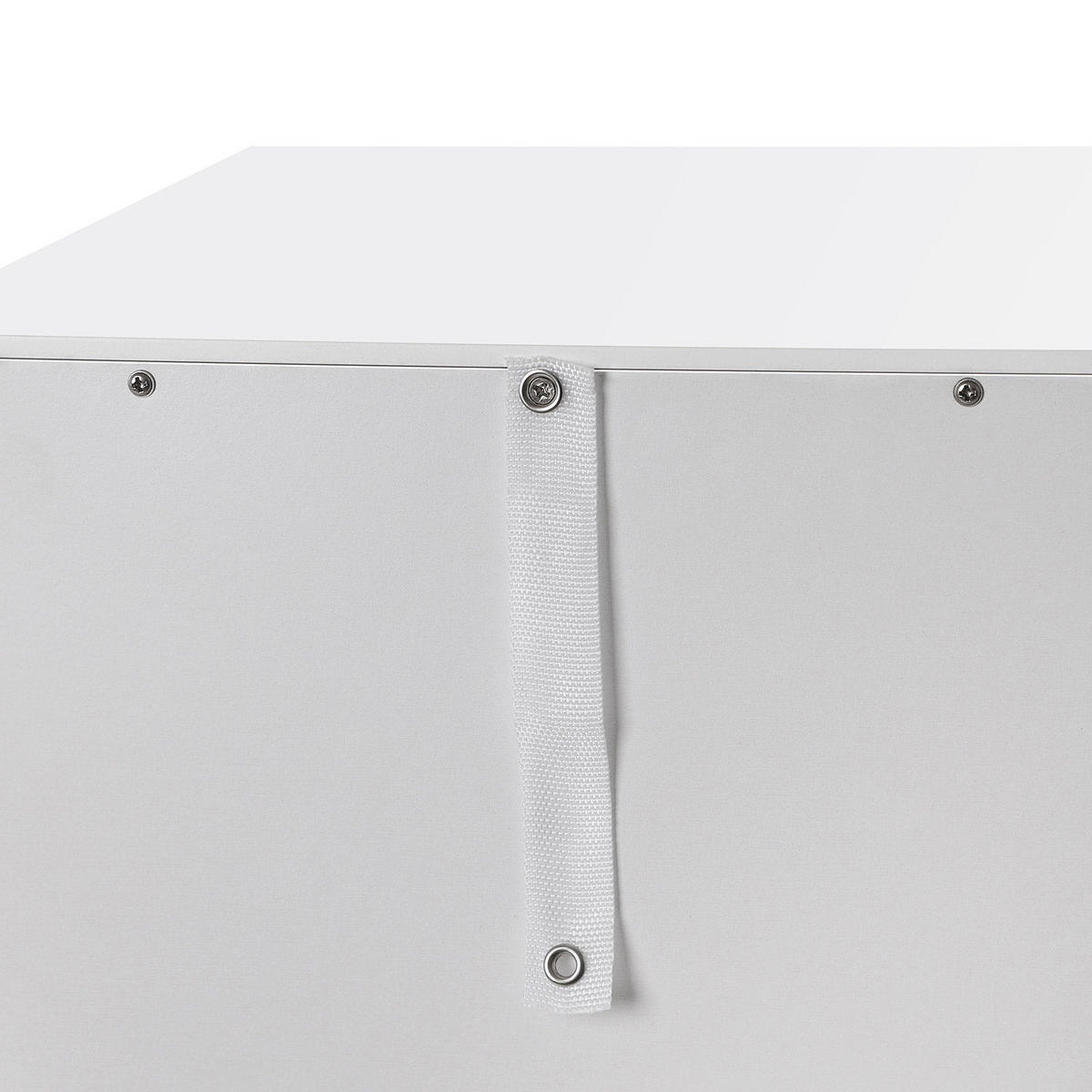 BADEZIMMERSCHRANK BEISTELLSCHRANK - Weiß, Holzwerkstoff (82/30/30cm) - Hansiro