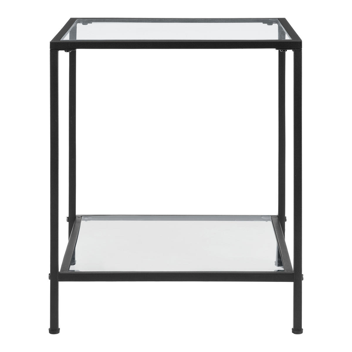BEISTELLTISCH Norrtälje - Transparent, Glas (45/45/55cm) - [en.casa]