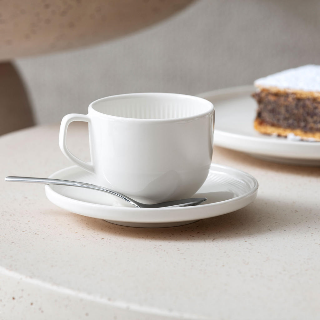 KAFFEETASSEN Afina weiß 150 ml 6er Set - Weiß, Keramik (0.15L) - Villeroy & Boch
