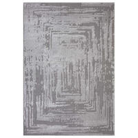 KURZFLOR-TEPPICH Flair 171 Grau 200x290 cm - Grau, Textil (200/290cm) - carpet city