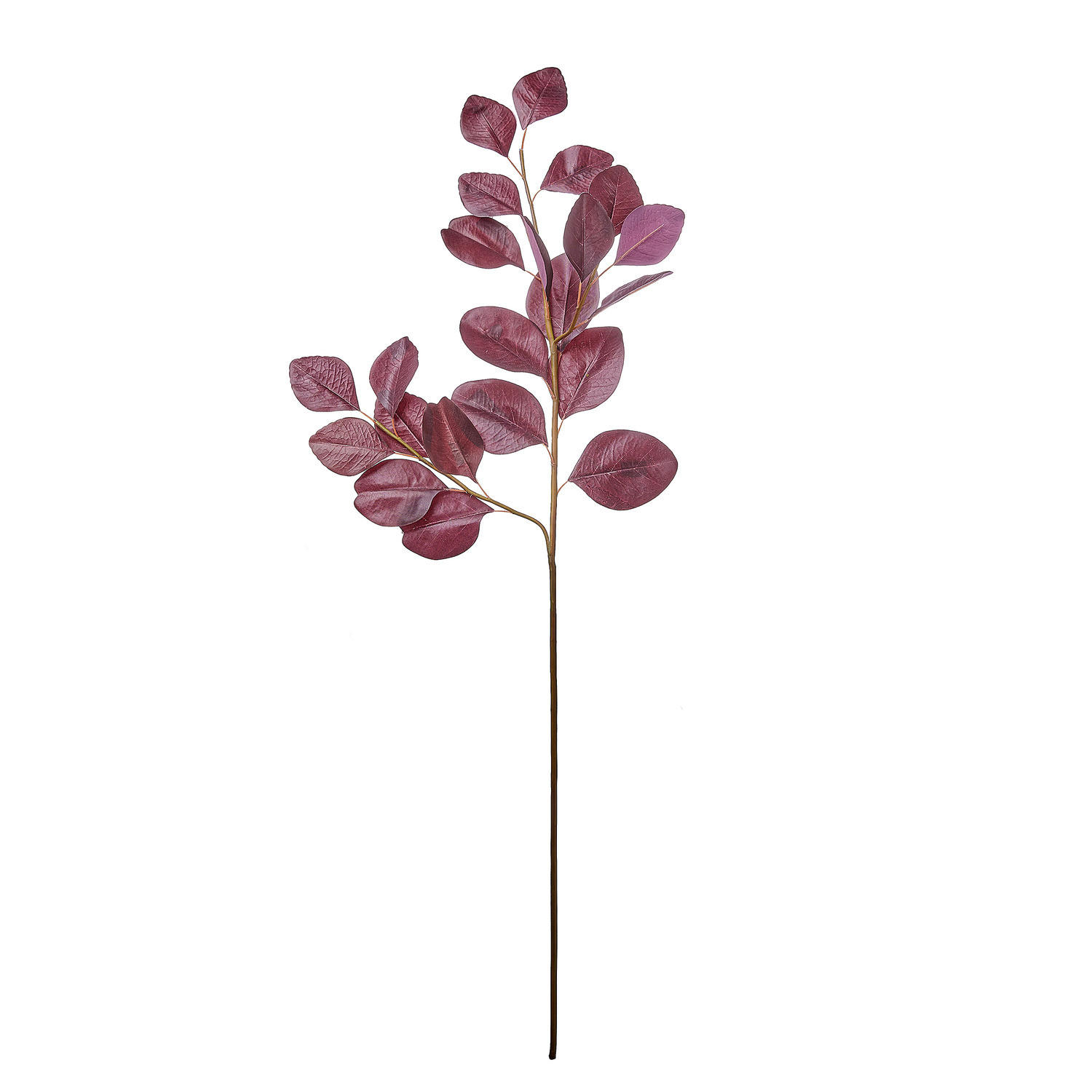 KUNSTBLUME Florista Eukalyptus - Rot, Kunststoff/Textil (90cm) - Butlers