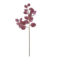 KUNSTBLUME Florista Eukalyptus - Rot, Kunststoff/Textil (90cm) - Butlers