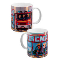 BECHER Feuerwehrmann Sam Jupiter Mehrfarbig 320 ml - Multicolor, Keramik (0.32L) - Playmobil