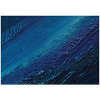 FOTOTAPETE Abstrakt Struktur Blau 250x175 cm - Multicolor, Papier (250/175cm) - Wallarena