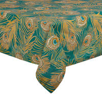 TISCHDECKE Golden Twenties - Blau, Textil (160/300cm) - BUTLERS