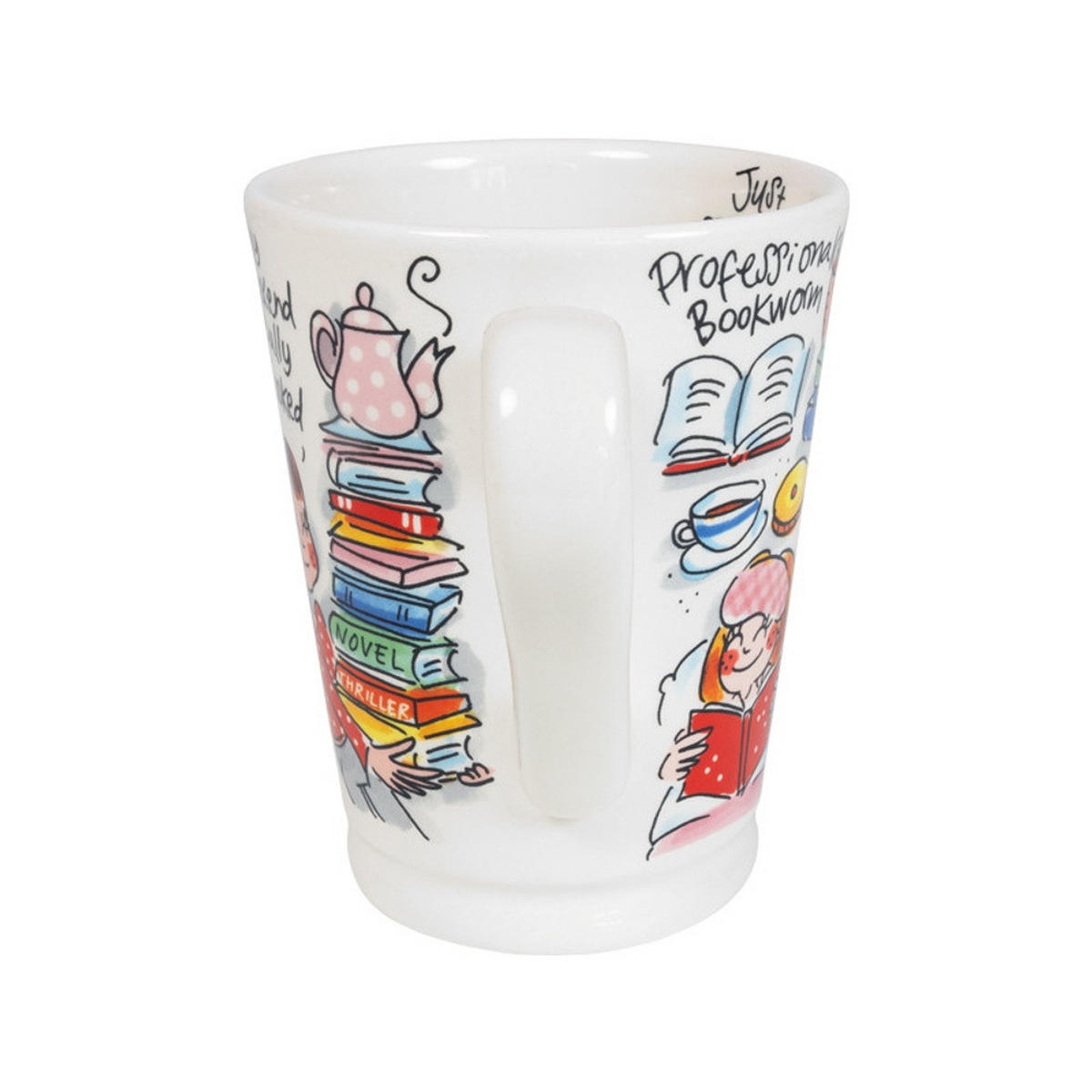 XL-BECHER Bücherliebhaber in Bunt - 500 ml - Multicolor, Keramik (0.5L) - Blond Amsterdam