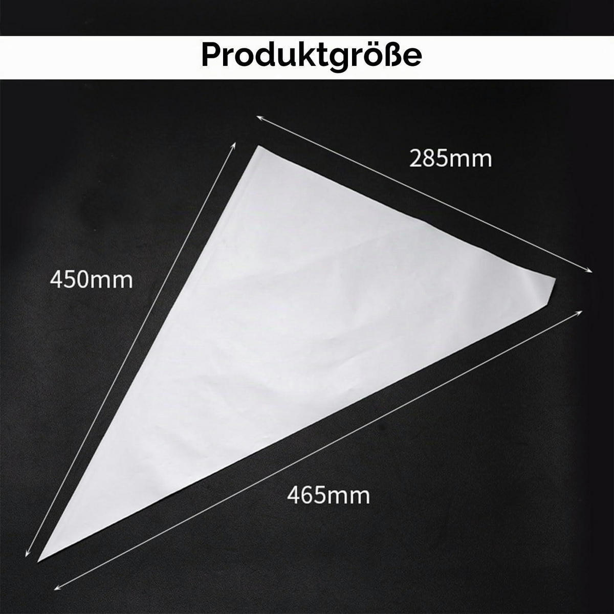MÖRTELBEUTEL 20 Stück 465 x 450 x 285 mm - Weiß, Kunststoff (45/28.5/46.5cm)