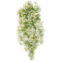 KUNSTPFLANZE Künstliche Hängeblühpflanze - Winfried 67 cm - Weiß, Kunststoff (67cm) - aplanta