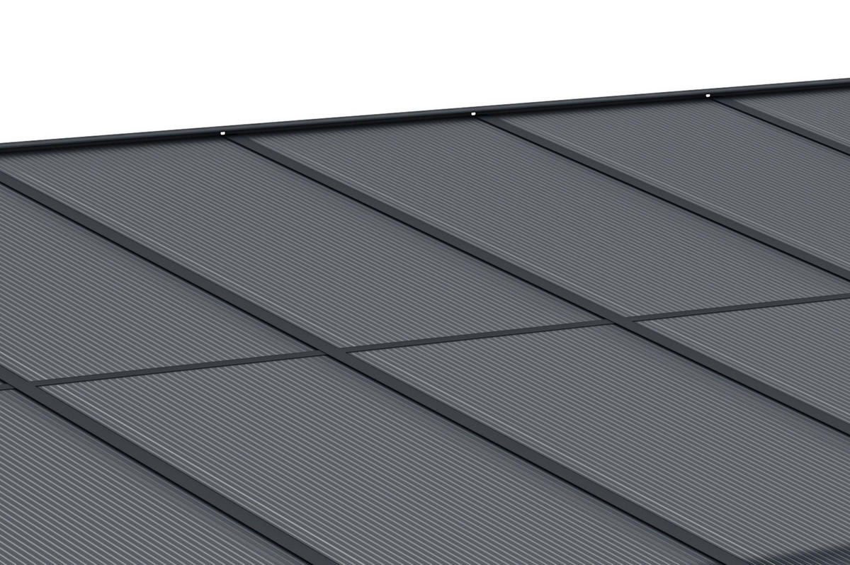 PERGOLA / CARPORT Kleo Grau 5m x 3m - Grau, Metall (495/270/300cm) - Cazeboo