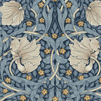 VLIESTAPETE Pimpernel Blue - Blau, Papier/Kunststoff (52/1000cm) - Graham & Brown