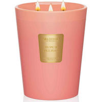 DUFTKERZE Tropisch-würziger Pfirsich 990g 3-Docht 150h Brenndauer - Rosa, Paraffin (16cm)