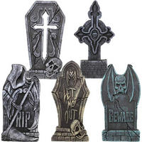 GRABSTEIN-SET 5-teilig Halloween Dekoration - Multicolor, Kunststoff (22/16/43cm)