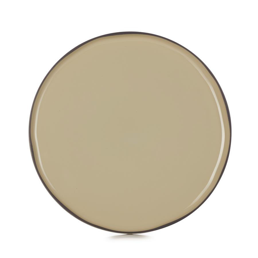 PLATZTELLER CARACTERE 30 cm Muskatnuss - Multicolor, Keramik (30cm) - Revol Porcelaine France