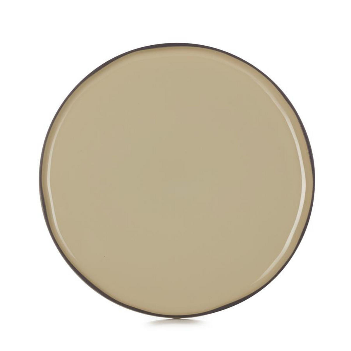 PLATZTELLER CARACTERE 30 cm Muskatnuss - Multicolor, Keramik (30cm) - Revol Porcelaine France
