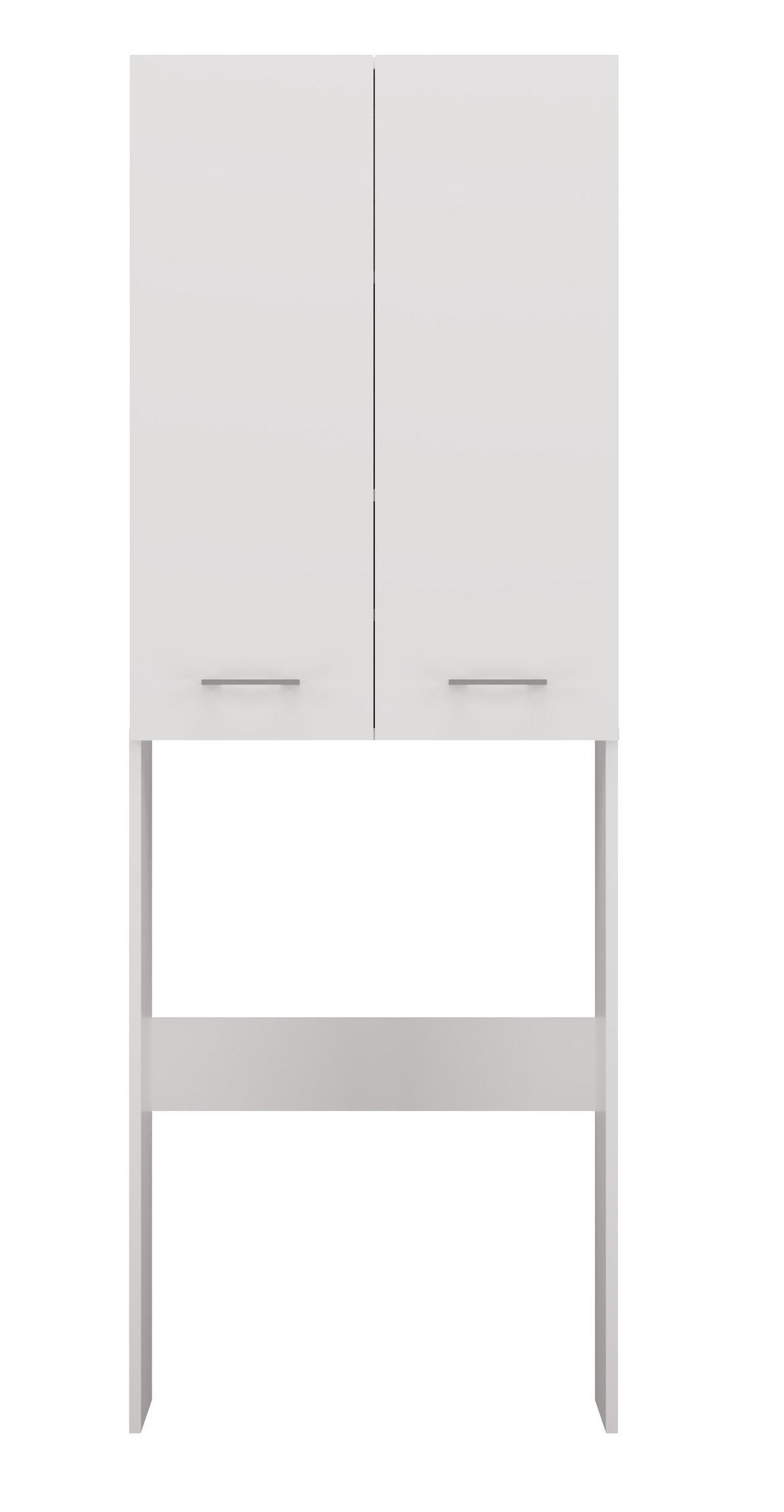 BADEZIMMERSCHRANK ÜBER WASCHMASCHINE POLA DD WEISS - Weiß, Holzwerkstoff (64/180/30cm) - CDF