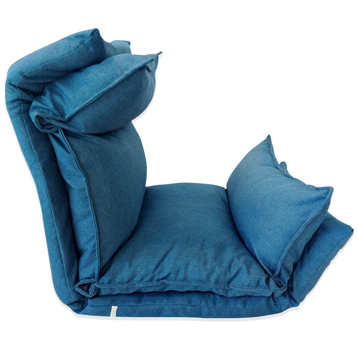 MEDITATIONSTUHL Blau 15/56/135 cm - Blau, Textil (15/135/56cm) - Mobili Rebecca