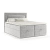 BOXBETT Palmera Hellgrau 140/200 cm - Hellgrau/Schwarz, Holz/Holzwerkstoff (140/200cm) - Maison de Reve
