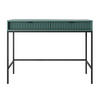 KONSOLENTISCH Vellore Grün / Schwarz 104 cm - Schwarz/Grün, Holzwerkstoff/Metall (50/104/77cm) - Selsey