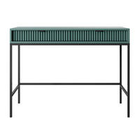 KONSOLENTISCH Vellore Grün / Schwarz 104 cm - Schwarz/Grün, Holzwerkstoff/Metall (50/104/77cm) - Selsey