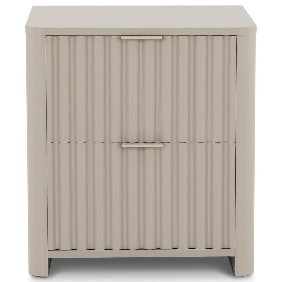 NACHTTISCH ELLA hellgrau - Hellgrau, Holzwerkstoff (45/50/39cm) - IDIMEX