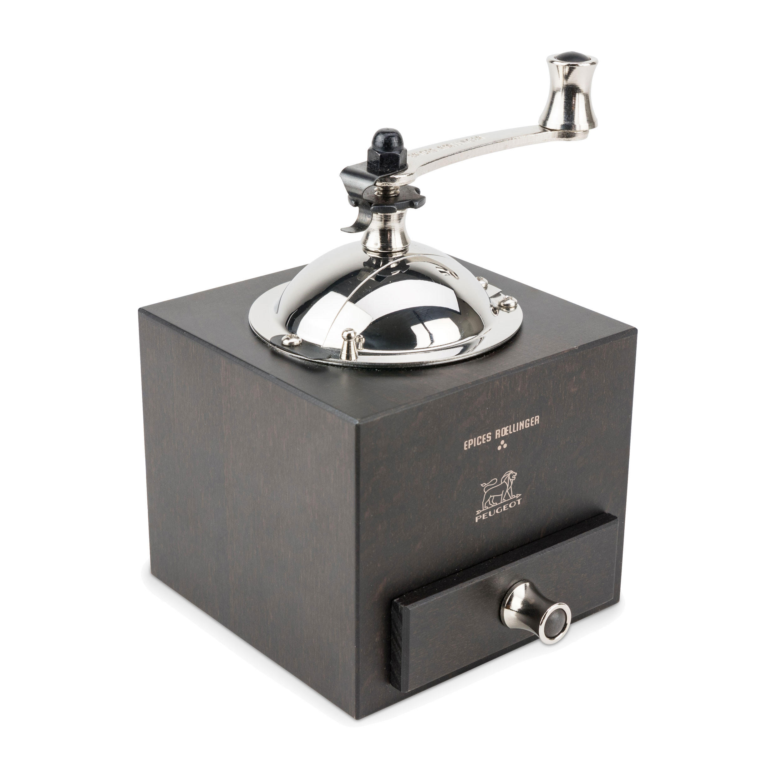 PFEFFERMÜHLE Roellinger 13cm Buchenholz Schokolade Stahlmahlwerk - Braun, Holz (8.6/12.5/8.6cm) - PEUGEOT