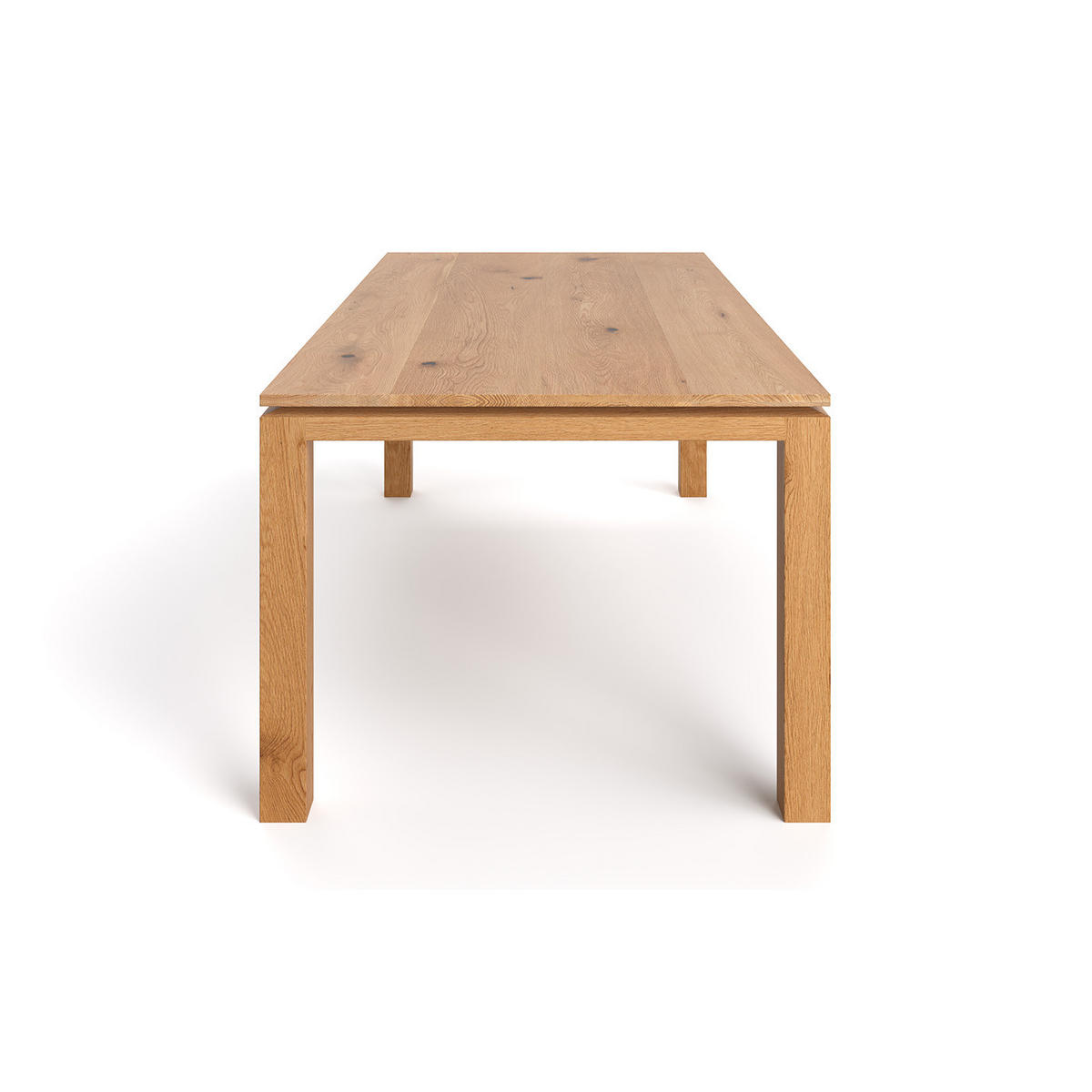 ESSTISCH Verge aus massivem Eichenholz120x100 cm - Eichefarben/Braun, Holz (120/100/75cm) - Danzz