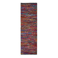 FLICKENTEPPICH-LÄUFER Folk 66/200 cm - Multicolor, Textil (66/200cm) - Homescapes