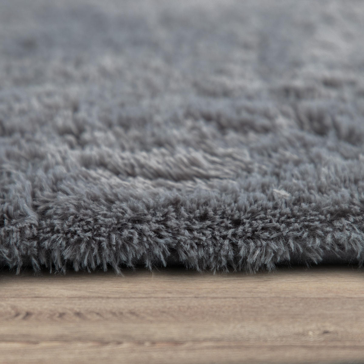 HOCHFLORTEPPICH 60/100 cm Silky 591 - Grau, Textil (60/100cm) - Paco Home