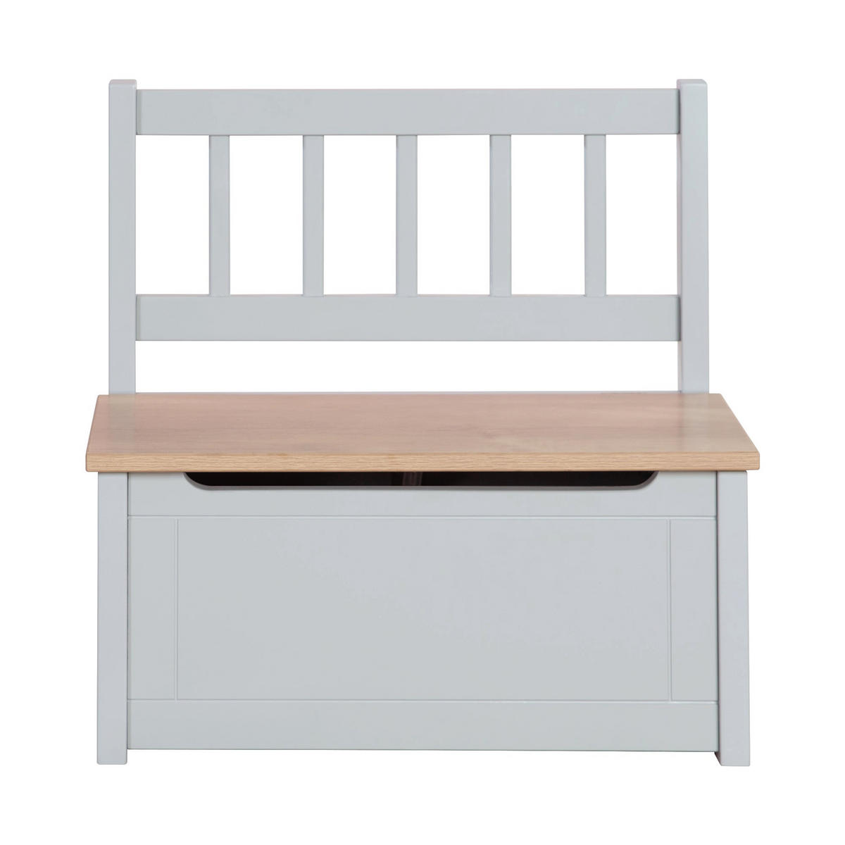 KINDERTRUHENBANK Woody natur / taupe - Taupe, Holzwerkstoff (56/53/28cm) - Roba