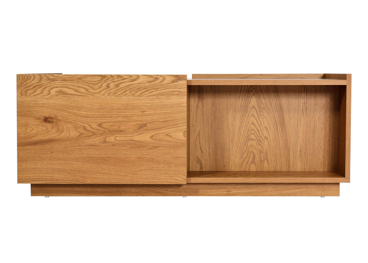 COUCHTISCH rechteck Eiche Dekor - Eichefarben, Holz (50/110/40cm) - MCW