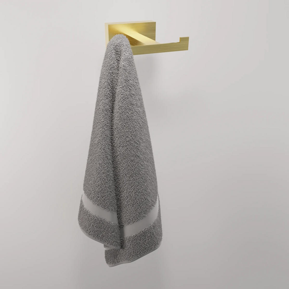 HANDTUCHHALTER Rea Oste 205 Brush Gold - Goldfarben, Metall (6.5/3.5/8.5cm) - REA