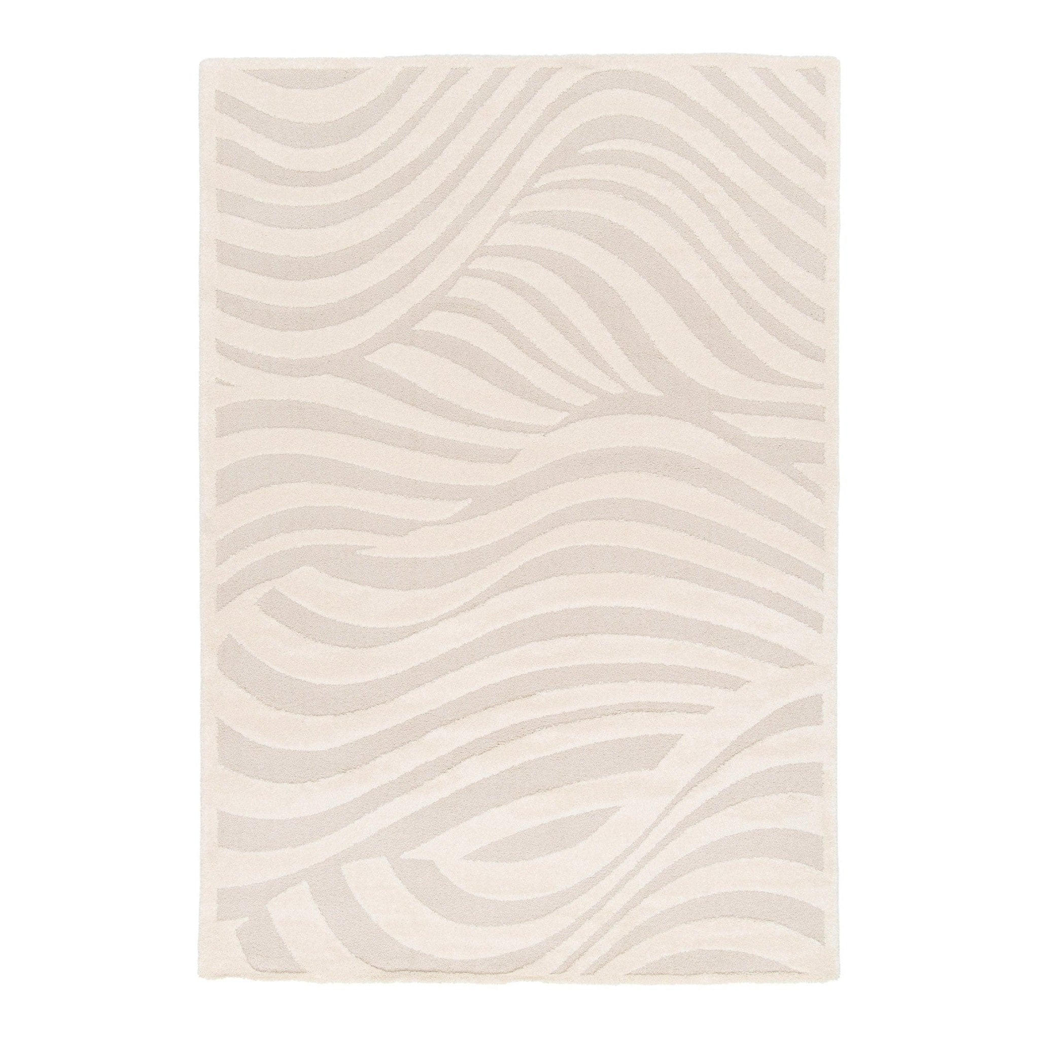 TEPPICH mit sehr weichem Reliefeffekt weiss - Weiß, Textil (200/290cm) - AFK Living