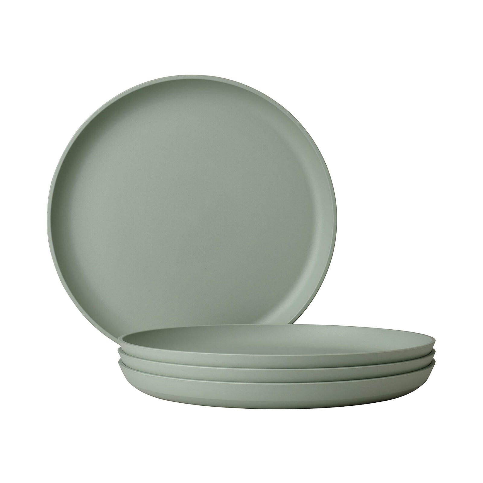 FRÜHSTÜCKSTELLER Silueta Nordic Sage ø 23 cm 4er Set - Mintgrün, Kunststoff (23cm) - Mepal
