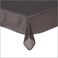 TISCHDECKE Gartentischdecke Karo Anthrazit 130/160 cm - Anthrazit, Kunststoff (130/160cm) - TiborTex