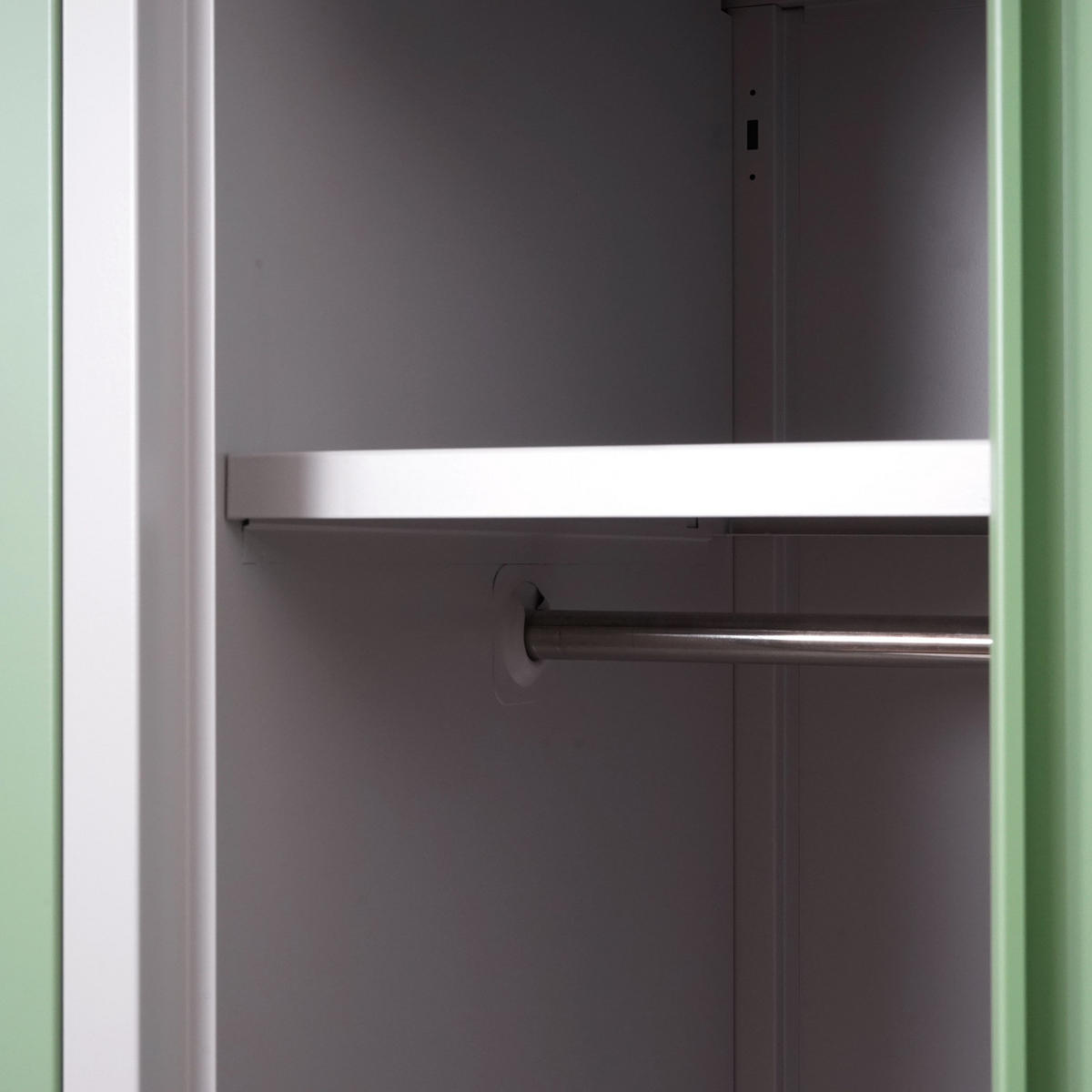 SPIND Saturn HxBxT 180x90x50cm Metall 3 Fächer Grün - Grün, Metall (90/180/50cm) - PROREGAL