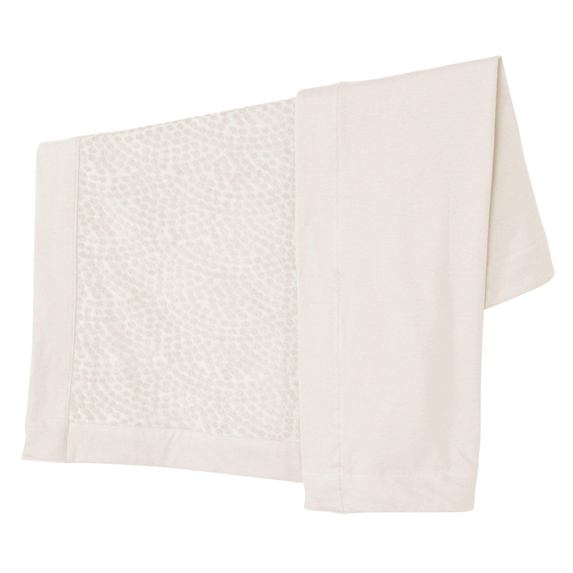 BABYDECKE 80 x 80 cm Seashells oyster - Weiß, Textil (80/80cm) - Roba
