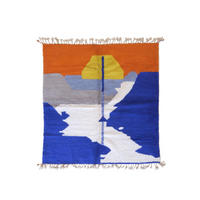 BERBERTEPPICH aus reiner Wolle 219x 239 cm - Blau, Naturmaterialien (219/239cm) - AFK Living