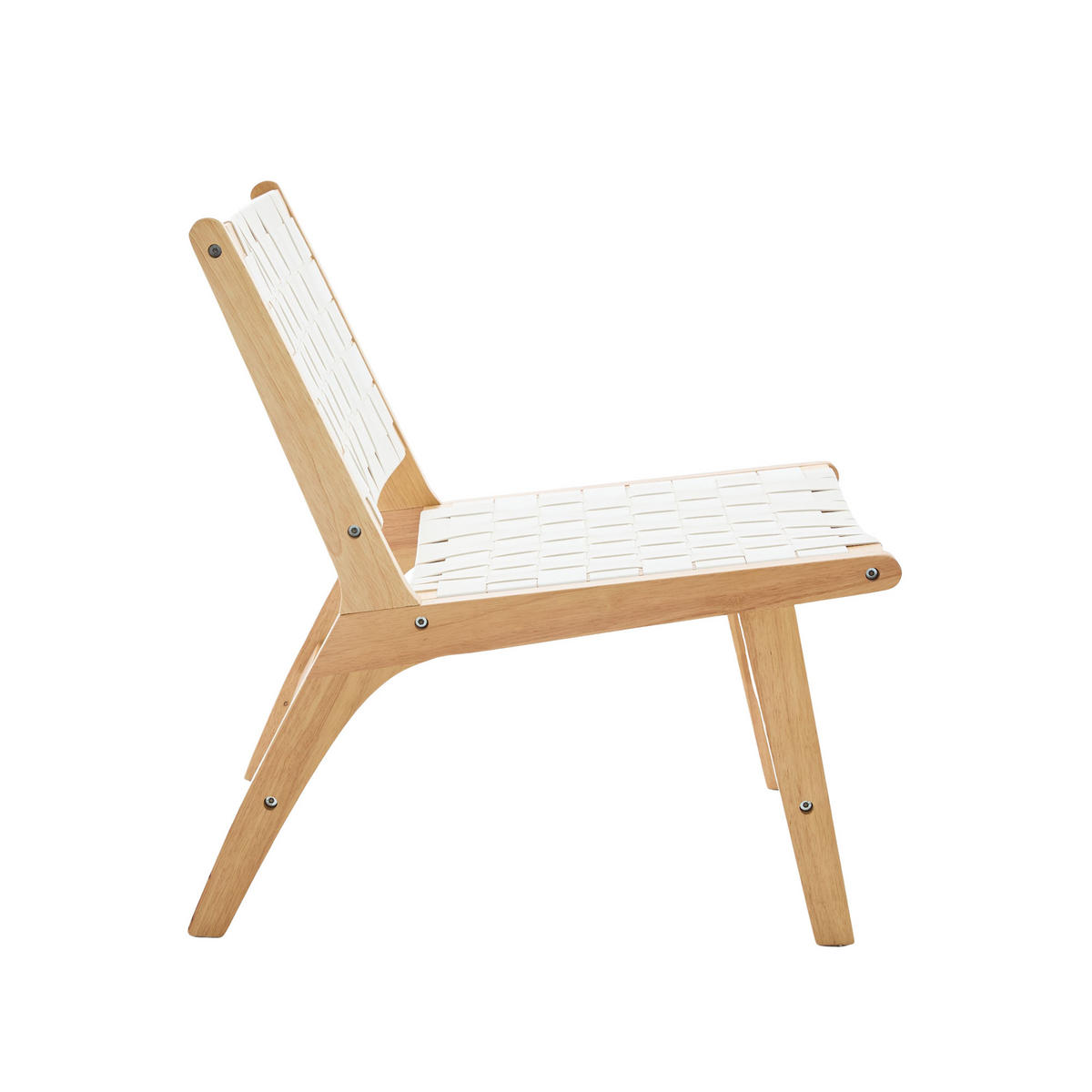 STUHL Schachbrettmuster mit Holzgestell, DE-42285, Weiß - Weiß, Holzwerkstoff (66/72/71cm) - ComfortXL