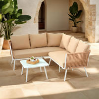 GARTENLOUNGE JAKARTA - Beige, Metall - IDIMEX