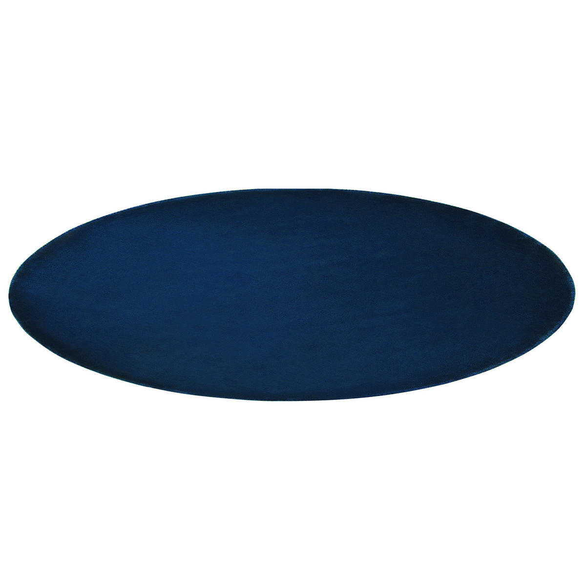 KURZFLOR-TEPPICH Gesi II 140/140 cm - Blau, Naturmaterialien (140/140cm) - Beliani