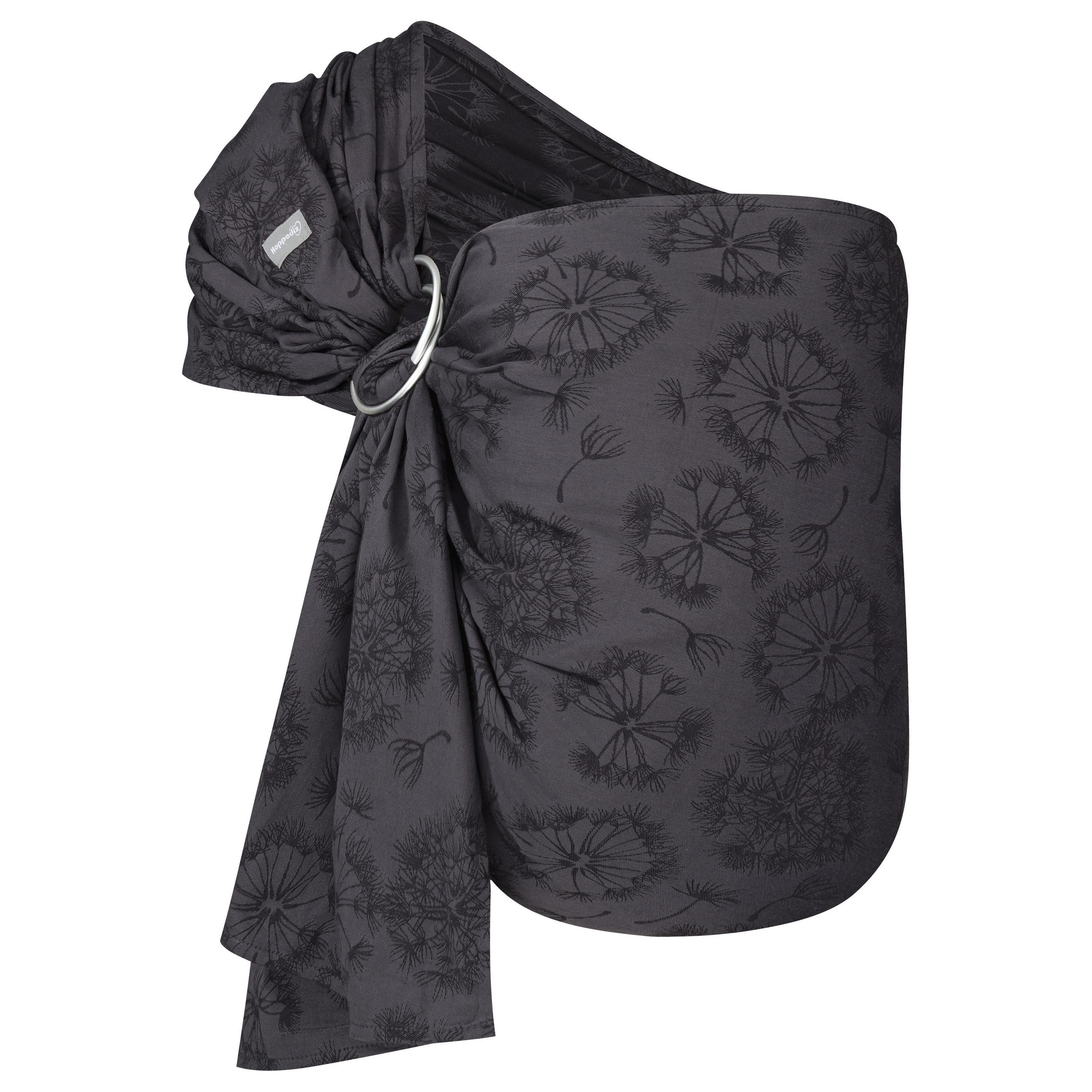 BABYTRAGETUCH Ring-Sling - Dunkelgrau/Anthrazit, Textil (70/0.1/200cm) - Hoppediz